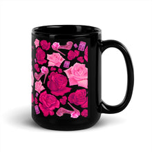 Load image into Gallery viewer, Black Glossy Mug &#39;Follow your dreams&#39;
