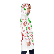 Load image into Gallery viewer, Women&#39;s Hoodie Dress &#39;Peppermint&#39;

