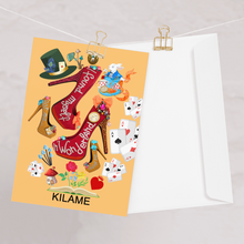 Load image into Gallery viewer, Greeting card 'Down the rabbit hole'
