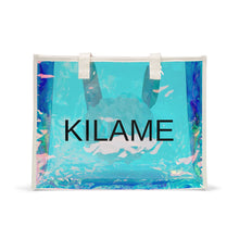 Load image into Gallery viewer, Holographic Rose Beach Tote
