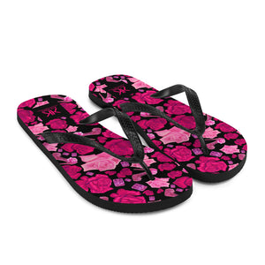 Flip-Flops 'Pink crystals shoes'