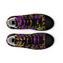 Load image into Gallery viewer, Women’s high top canvas shoes &#39;Kilame Royal&#39;
