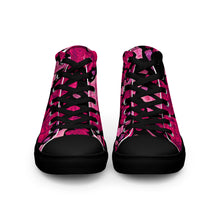 Load image into Gallery viewer, Women’s high top canvas shoes Wali &#39;Follow your dreams&#39;
