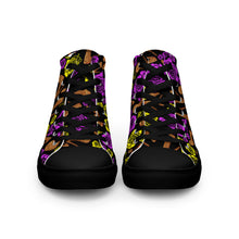 Load image into Gallery viewer, Women’s high top canvas shoes &#39;Kilame Royal&#39;
