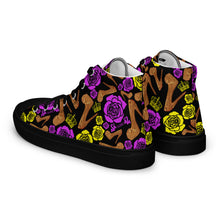 Load image into Gallery viewer, Women’s high top canvas shoes &#39;Kilame Royal&#39;
