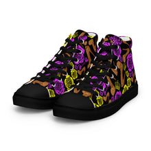 Load image into Gallery viewer, Women’s high top canvas shoes &#39;Kilame Royal&#39;
