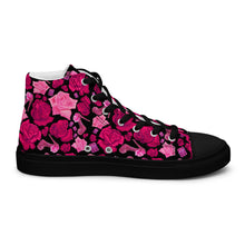 Load image into Gallery viewer, Women’s high top canvas shoes Wali &#39;Follow your dreams&#39;
