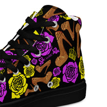 Load image into Gallery viewer, Women’s high top canvas shoes &#39;Kilame Royal&#39;
