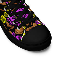 Load image into Gallery viewer, Women’s high top canvas shoes &#39;Kilame Royal&#39;
