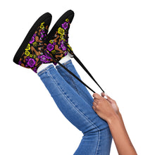 Load image into Gallery viewer, Women’s high top canvas shoes &#39;Kilame Royal&#39;
