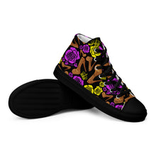 Load image into Gallery viewer, Women’s high top canvas shoes &#39;Kilame Royal&#39;
