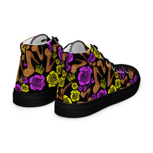 Load image into Gallery viewer, Women’s high top canvas shoes &#39;Kilame Royal&#39;
