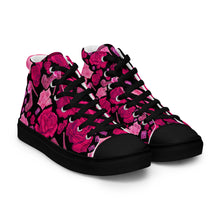 Load image into Gallery viewer, Women’s high top canvas shoes Wali &#39;Follow your dreams&#39;
