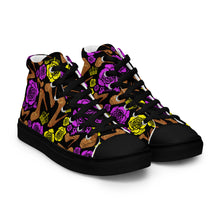 Load image into Gallery viewer, Women’s high top canvas shoes &#39;Kilame Royal&#39;
