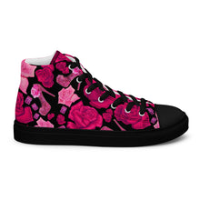 Load image into Gallery viewer, Women’s high top canvas shoes Wali &#39;Follow your dreams&#39;
