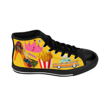 Load image into Gallery viewer, Women&#39;s High-top Sneakers &#39;Kilame taxi&#39;
