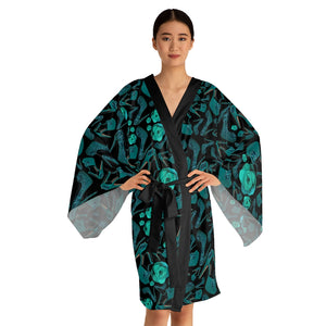 Long Sleeve Kimono Robe 'Verde'