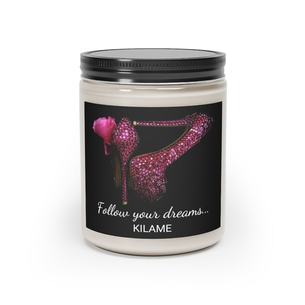 Scented Candle, 9oz 'Follow your dreams'