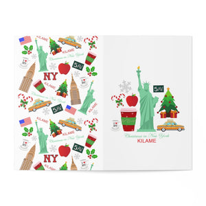 Greeting Cards (7 pcs) 'Christmas in New York'