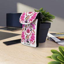 Load image into Gallery viewer, Small Cell Phone Wallet &#39;Orchidee&#39;
