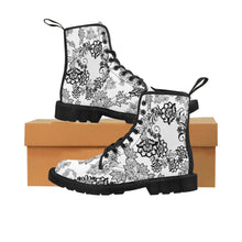 Load image into Gallery viewer, Women&#39;s Canvas Boots Ferob &#39;Fashionista&#39;

