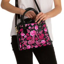 Load image into Gallery viewer, Shoulder Handbag &#39;Pink Roses crystals&#39;
