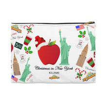 Load image into Gallery viewer, Accessory Pouch &#39;Christmas in New York Big Apple&#39;
