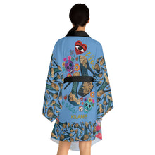 Load image into Gallery viewer, Long Sleeve Kimono Robe &#39;Viva la vida&#39;
