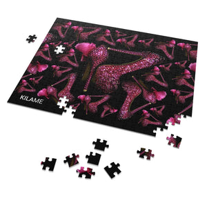 Puzzle (252, 500, 1000-Piece) 'Pink crystals shoes'