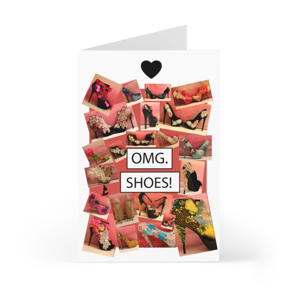 Greeting Cards (7 pcs) 'OMG. Shoes'