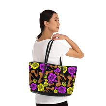 Load image into Gallery viewer, PU Leather Shoulder Bag &#39;Purple Gold&#39;
