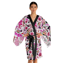 Load image into Gallery viewer, Long Sleeve Kimono Robe &#39;Secret garden&#39;
