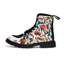 Load image into Gallery viewer, Women&#39;s Canvas Boots &#39;OMG. Shoes&#39;
