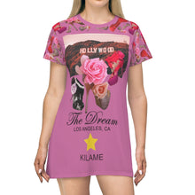 Load image into Gallery viewer, T-Shirt Dress &#39;HOLLYWOOD&#39;
