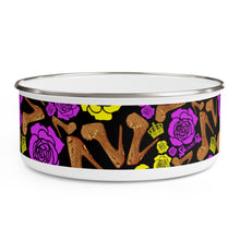 Load image into Gallery viewer, Enamel Bowl &#39;Purple Gold&#39;
