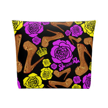 Load image into Gallery viewer, Cotton Cosmetic Bag &#39;Purple Gold&#39;
