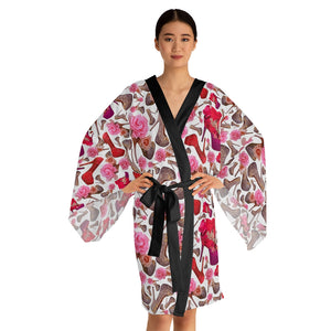 Long Sleeve Kimono Robe 'HOLLYWOOD'