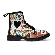 Load image into Gallery viewer, Women&#39;s Canvas Boots &#39;OMG. Shoes&#39;
