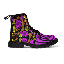 Load image into Gallery viewer, Women&#39;s Canvas Boots Nillas &#39;Kilame Royal&#39;
