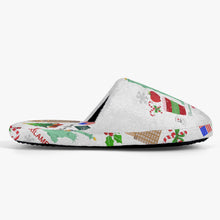 Load image into Gallery viewer, Classic Cotton Slippers &#39;Christmas in New York&#39;
