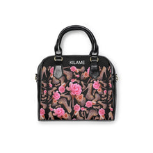 Load image into Gallery viewer, Shoulder Handbag &#39;Black Rose&#39;
