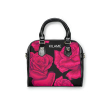 Load image into Gallery viewer, Shoulder Handbag &#39;Pink Roses crystals&#39;
