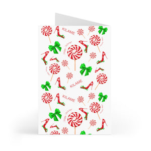 Greeting Cards (7 pcs) 'Peppermint'