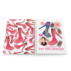 Spiral Notebook '24/7 Influencer'