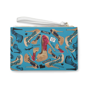 Clutch Bag 'Travel Blogger Girl'