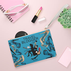 Clutch Bag 'Travel Blogger Girl'