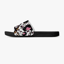 Load image into Gallery viewer, Casual Sandals - Black &#39;Pink gold sandals&#39;
