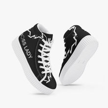 Load image into Gallery viewer, Women’s High Top Platform Sneakers &#39;Boss lady O&#39;
