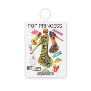 Saffiano Leather Card Holder 'Pop Princess'
