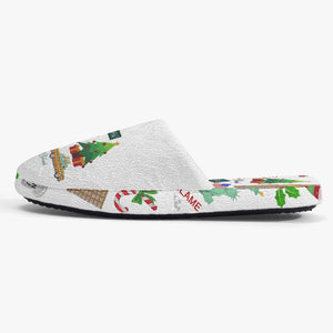 Classic Cotton Slippers 'Christmas in New York'